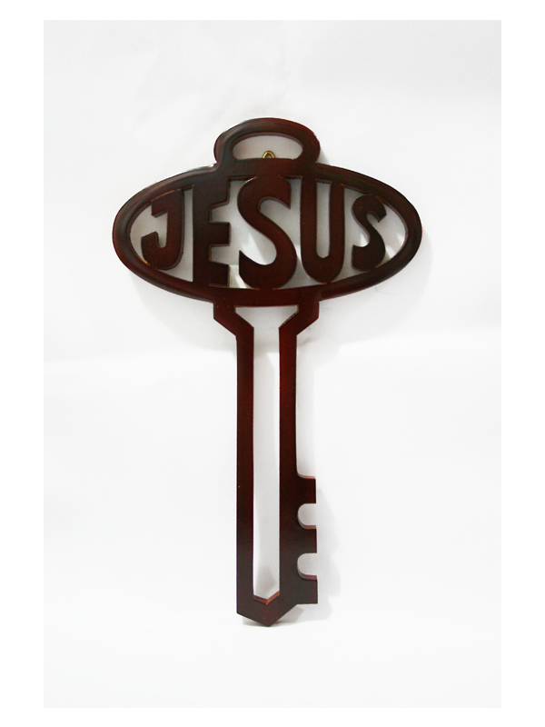 5. HLN gỗ hình chìa khóa + chữ Jesus
