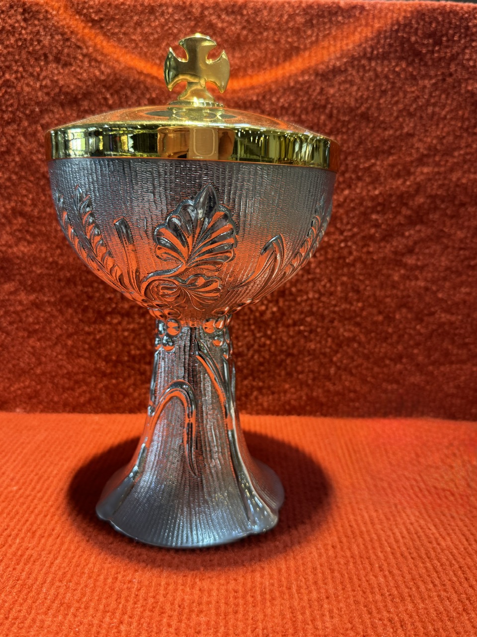112*. Bình đựng bánh 13cm XV (3 cây nho)