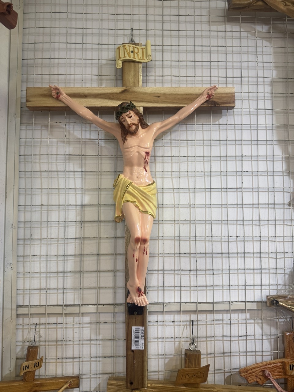 61. C. tội 60cm + T. giá 100cm (polymer SM dát vàng)