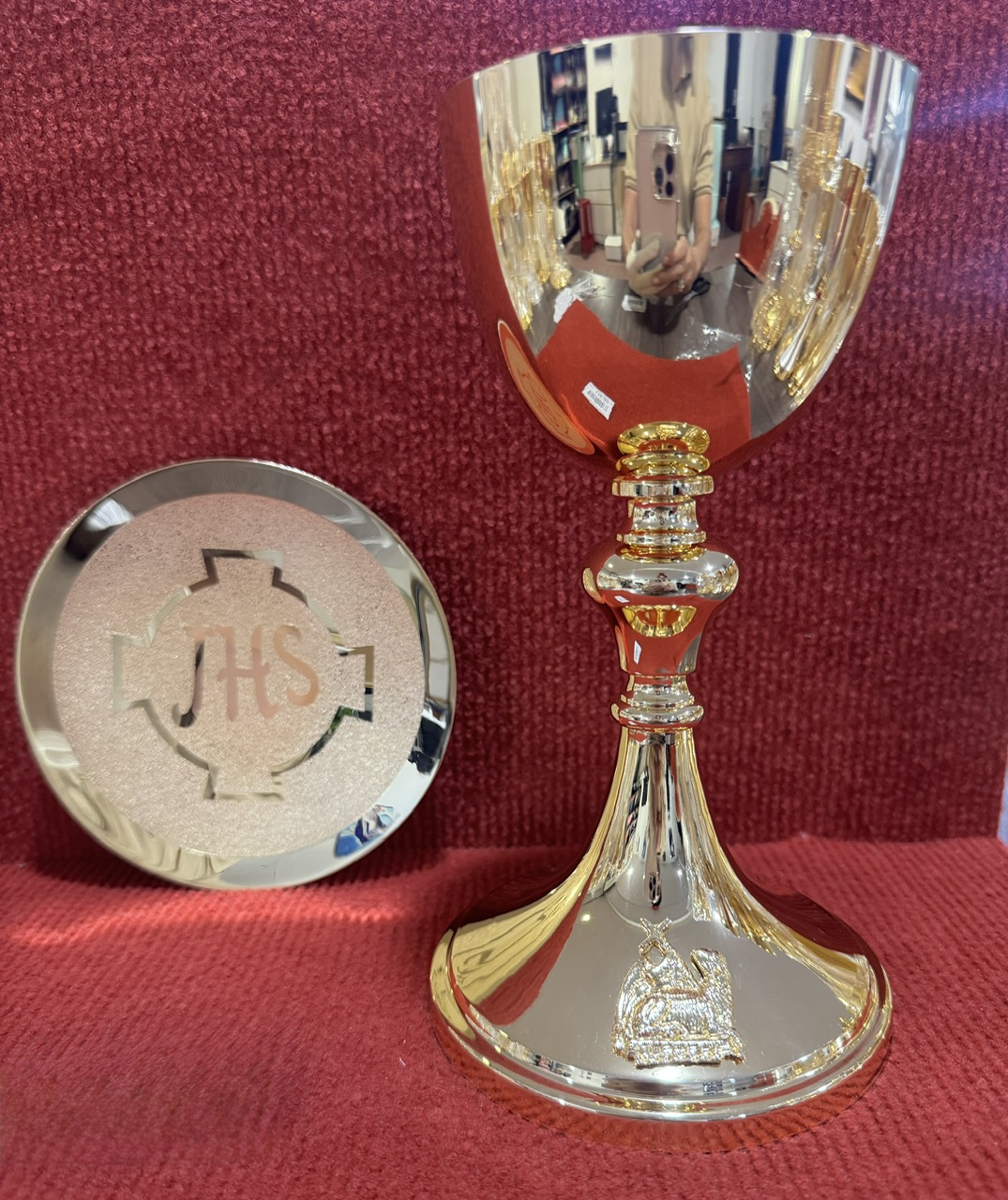 72. Chén lễ italia cao trơn 9.5*21cm xv