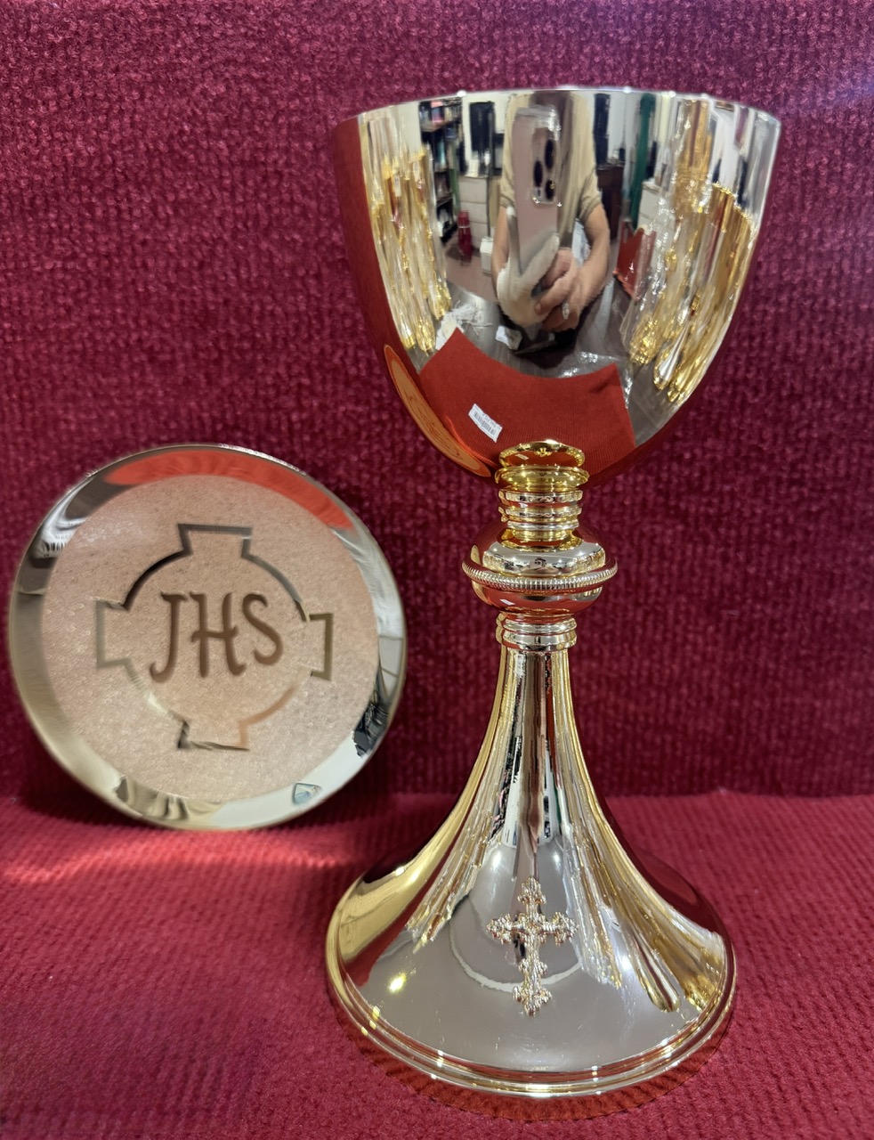 71. Chén lễ kiểu 4 hình trơn 9.5*22cm xv