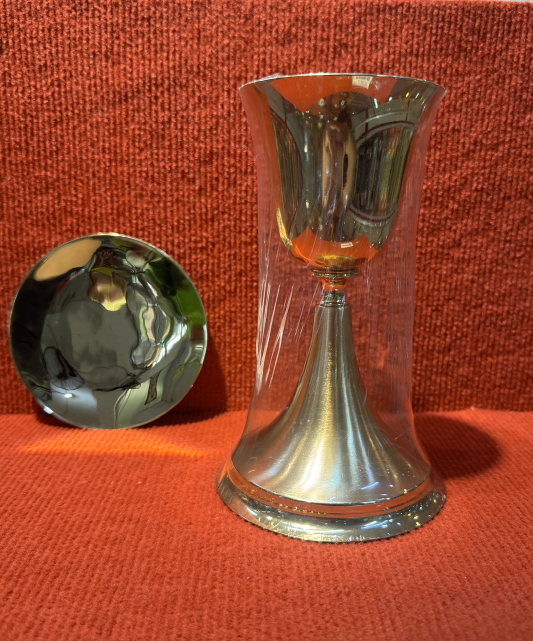 1573. Chén lễ trơn Italia (9.5*20)cm