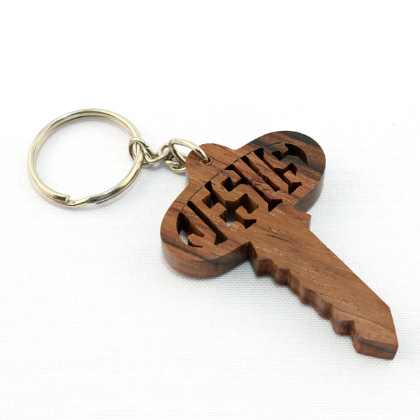 19. MK gỗ chìa khóa chữ Jesus (c.lọng)
