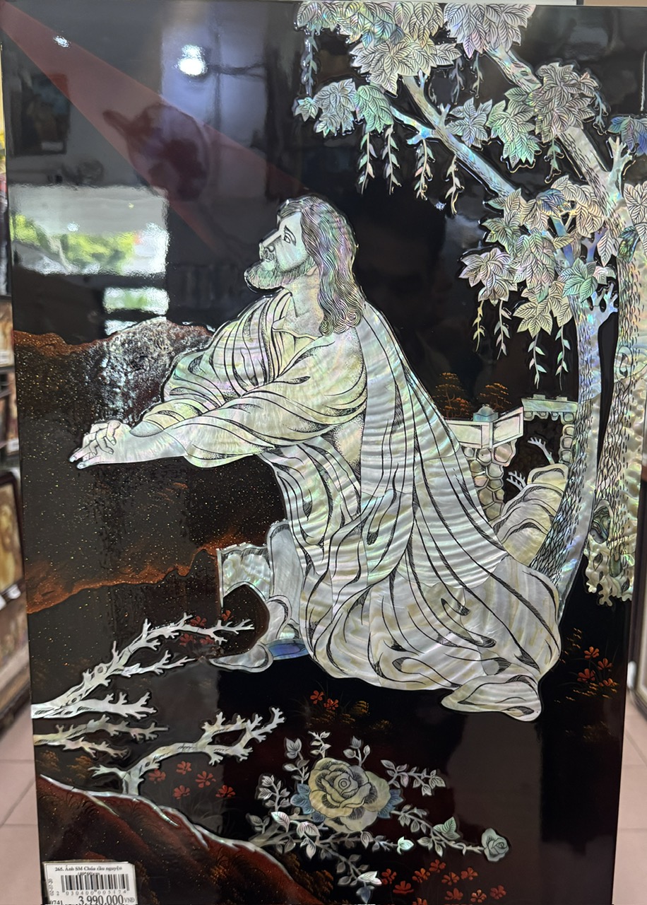 265. Ảnh SM Chúa cầu nguyện (40*60)cm