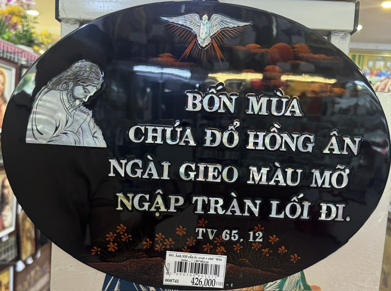 183. Ảnh SM cẩn ốc oval + chữ 