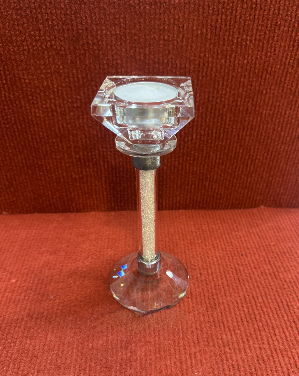 372. Chân nến thủy tinh BM 203 (16.5*5.5)cm