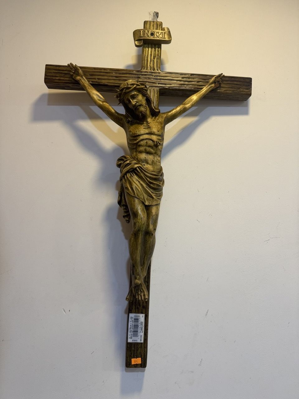 21. C. tội 50cm + T. giá 85cm (gỗ pơmu) giả cổ