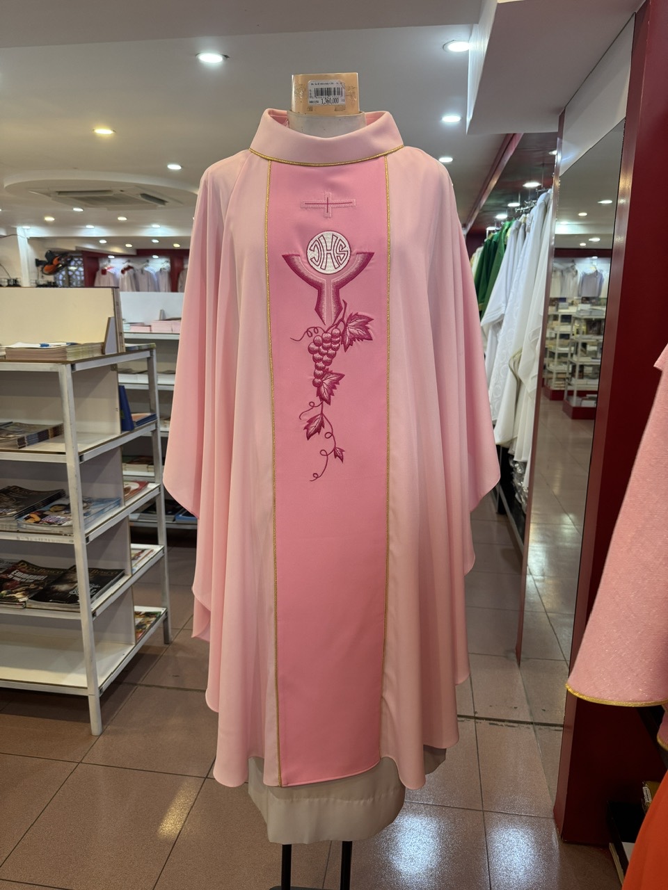 16. Áo lễ thêu máy CRL  - SL - H