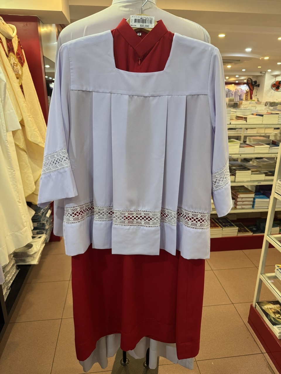 78. Áo GL bộ - Ren 4cm( dài 110cm- 125cm)